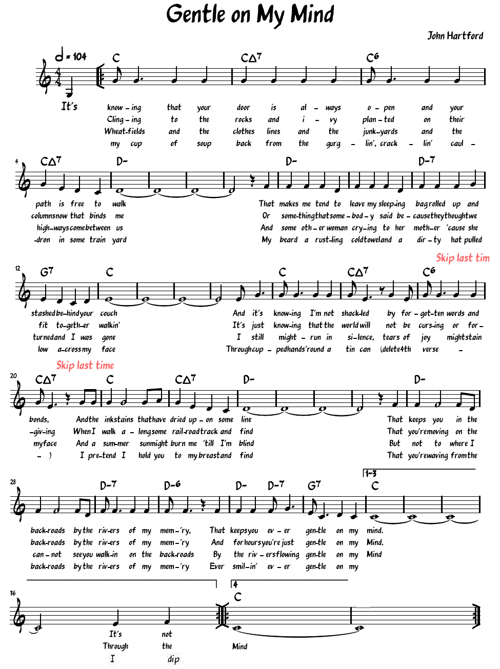 Sheet Music